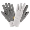 Pretul GU-455, Guantes de algodón con puntos PVC en palma,