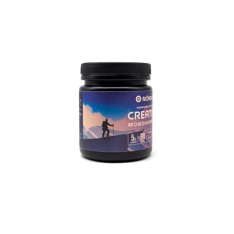 Nórdico® Creatina Monohidratada – 450 g (90 Porciones) – Alta