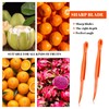 Yamobi Pack of 2 Orange Peeler, Orange Slicer and Orange