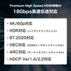 Holic Fiber Optic HDMI Cable 15m 4K/60p 18Gbps HDR HDMI