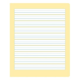 Formati 060531 81 Writing Book S.2, Lined, Beautiful Writing, White