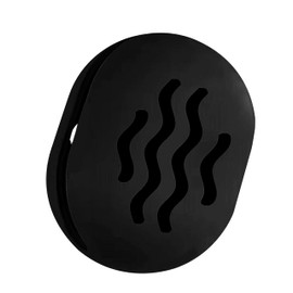 TIKIUKI Makeup Sponge Holder,Travel Make up Sponges Organizer,Silicone Shatterproof Make Up Sponge Case,Breathable makeup sponge case, suitable for business or travel(Black)