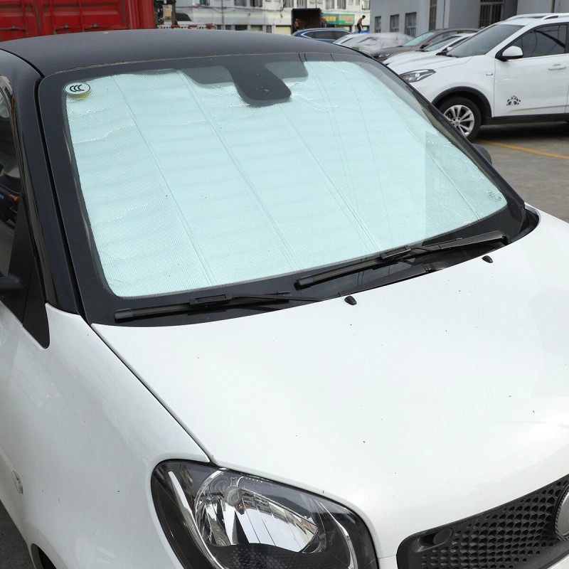 cartiangous For Smart Fortwo 2009-2021 Front Windshield Sunshade UV Protection