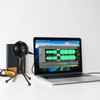 Snowball Microphone USB Inbuilt Audio Card Adjustable Angle Detachable Holder