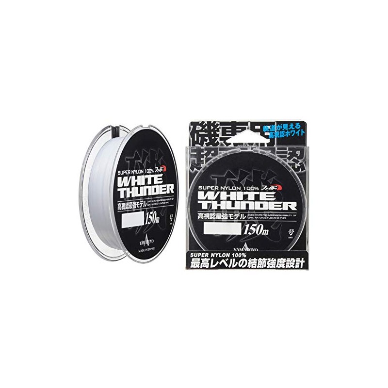 YAMATOYO Nylon Line Fighter White Thunder, 492.1 ft (150 m),