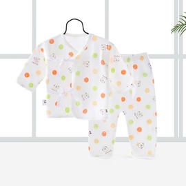 AGrape Newborn Baby Clothes 2-Piece Set - 100% Cotton Ultra-Soft 2 Long Sleeve Outfits, Safe Unisex Essentials with Milestone & Temperature Control, 0-3 Months for Girls & Boys(Newborn(2.2~3.8Kg)