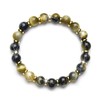 Fukugems Grey Tiger Eye Feng Shui Bracelet, Money Attraction Bracelet,