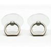 XuJJunB Smartphone Ring, Round Shape, 2 Pieces, Banker, Ring Grip,