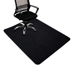 Desk Chair Underlay, Office Chair Underlay, 90 x 140 cm, Floor Protection Mat, Office Chair for Hard Floors, Scratch-Resistant Gaming Carpet, Chair Underlay for Laminate, Parquet, Tiles (Soot)