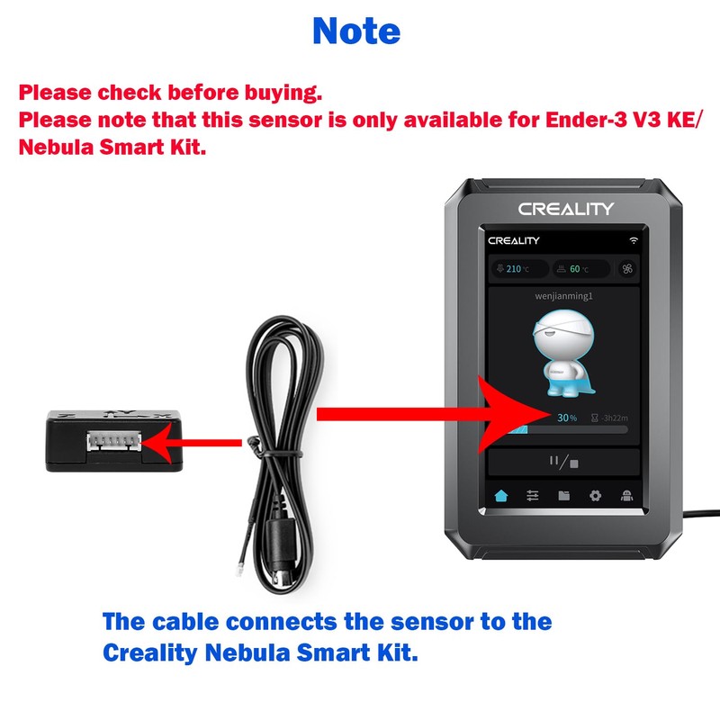 Creality Ender-3 V3 KE G-Sensor ADXL345 Vibration Compensation Sensor for