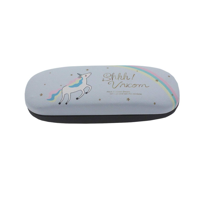 Juego de funda para gafas de unicornio con paño de