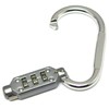 Kontec Dial-Type Lock, D-Lock, Silver, Small