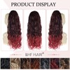 BHF HAIR Red Long Curly Ponytail Extension 26 Inch Drawstring
