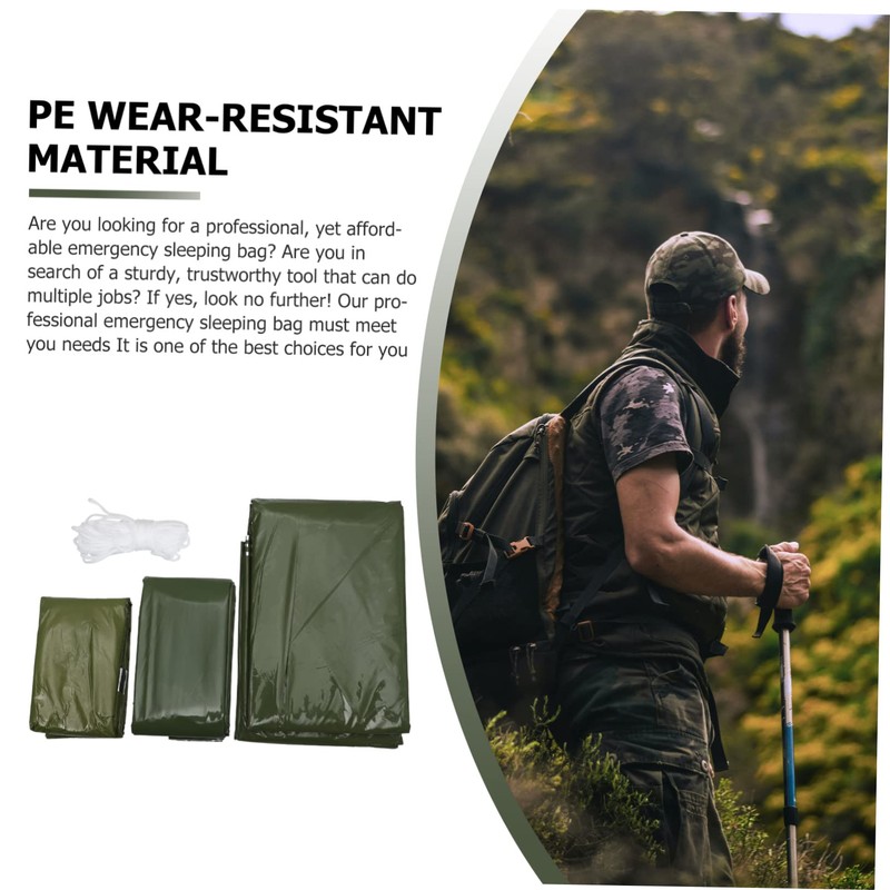 OHPHCALL Emergency Survival with Thermal Blanket Compact Insulated Sleeping Sack