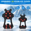 UNITACKLE Anti Slip Ice Cleats, Ice Snow Traction Cleats for