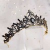 Rannyrena Silver Crystal Tiaras and Crowns for Women Sparkling Rhinestone