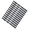 METALLIXITY Drill Bit (15/32") 12Pcs, 4241 High-Speed Steel Straight Shank