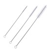 Honbay Straw Cleaner Brushes, nylon bristles stainless steel handle, Nylon