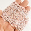 BOFUNX 15pcs Bridal Bouquet Silk Ribbons + Wooden Ring +