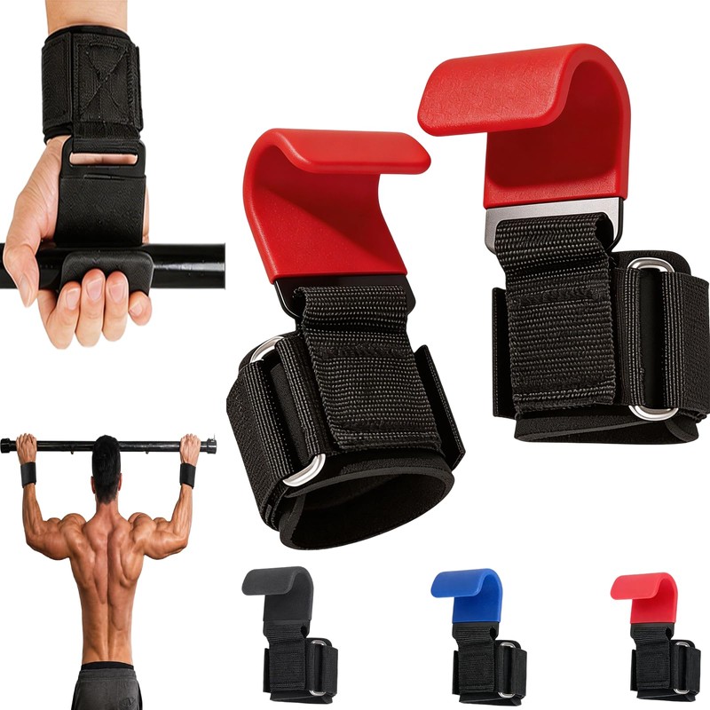 Straps para Gym Unisexo 2PCS, Muñequeras Gym Antideslizante