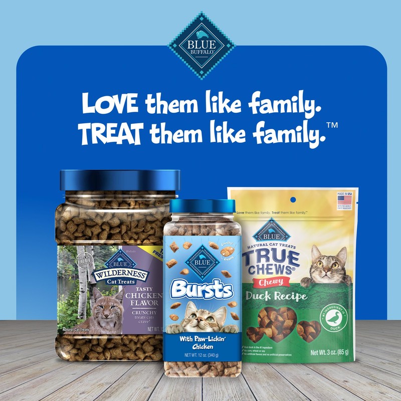 Blue Buffalo Bursts Crunchy & Creamy Cat Treats, Great for