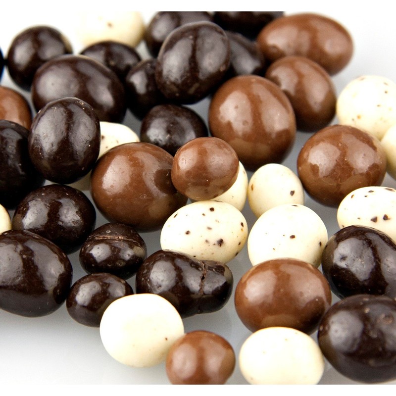 Chocolate Espresso Beans - 24 Oz Tub (Tri Color)