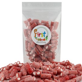 FirstChoiceCandy Sour Strawberry Pencil Bite Gummy Candies (2 Pound (Pack of 1))