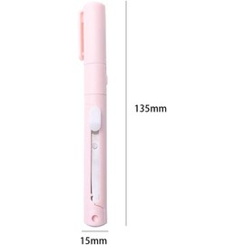 Purple Mini Pen Style Shears,Folding Student Portable Scissor with Cover,Ceramic Pencutter Stainless Steel Shears Office Cutting Tools