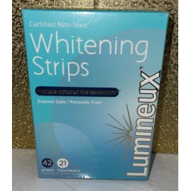 Lumineux Oral Essentials Teeth Whitening Strips 42 strips 21 treatment New