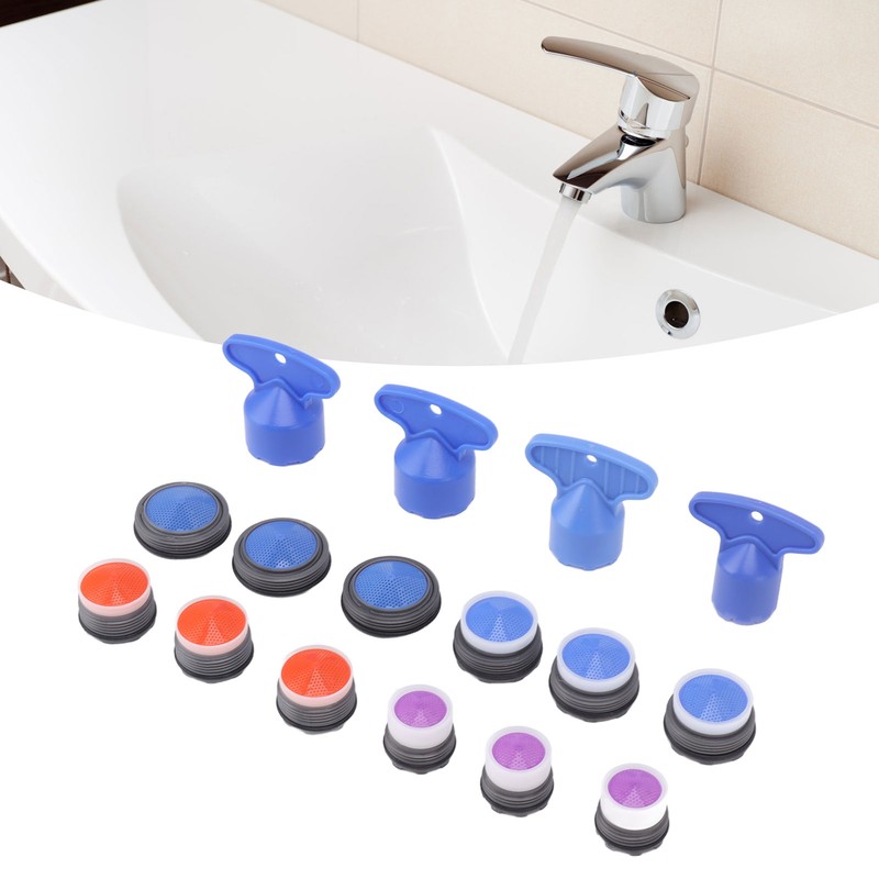 16pcs Faucet Bubbler Inner Core Set Kitchen Basin Faucet Aerator