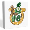 Rustic St Patrick's Day Office Desk Decor - Cute Follow