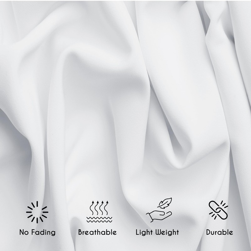 Ev Dekor Double Fitted Sheet Soft 100% Microfiber 40cm extra