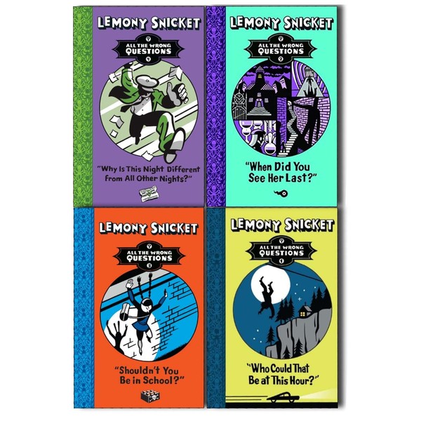  Lemony Snicket All The Wrong Questions 4 Books Collection