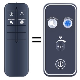 HZIME New Replacement Remote Control Compatible for Rowenta Fan VU2660 Series, for VU2660U1 VU2660U2 CS-00142514 VU2660U1/7X0 VU2660U2/7X0