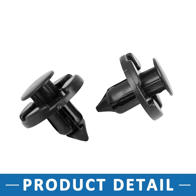 A ABSOPRO Car Rivet 8mm Hole Fastener Bumper Clip Plastic