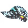 El Patron Cap Blue Turquoise and Black Rhinestone Streetwear Colombia