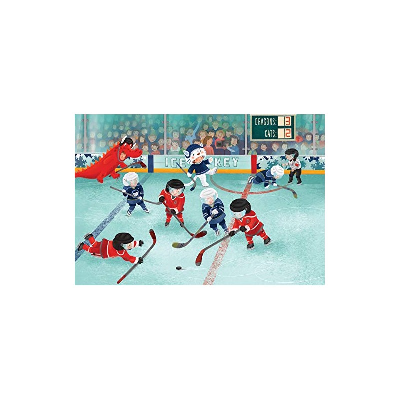 EuroGraphics Hockey Junior League Puzzle (60-Piece), Multi