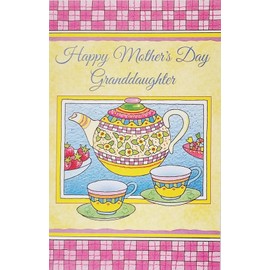 Happy Mother's Day Granddaughter Greeting Card - "You Are Thought of with Love and Pride - You Are Wished The Best Today and Every Day Too"