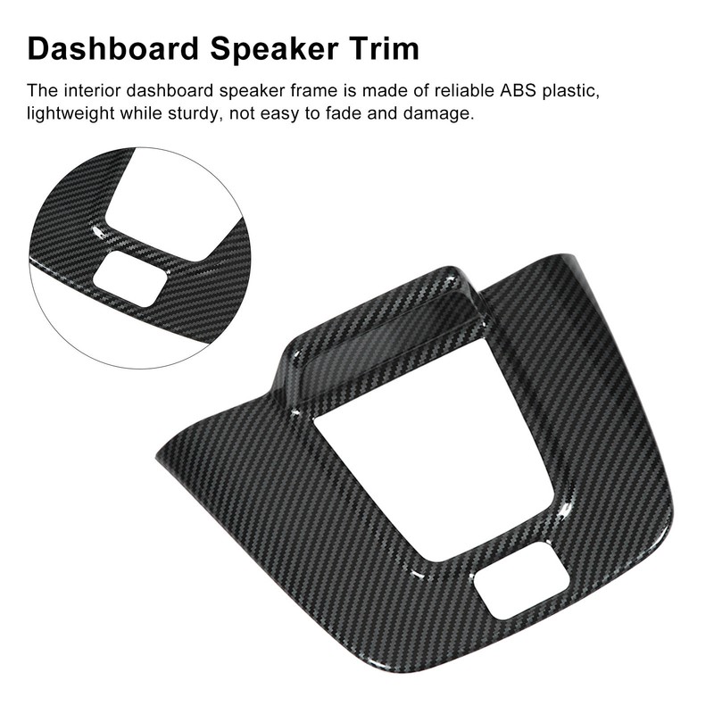 Car Interior Dashboard Trim Behind Navigation Carbon Fiber Style Replacement