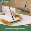 Eyliden Dual-Sided Flip Dust Mop - Microfiber Scrubbing & Chenille