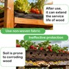 SolaceShine 63" X 83" Raised Garden Bed Liner Non Woven