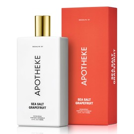 Apotheke Air Freshener Spray for Bathroom & Bedroom (Sea Salt Grapefruit) - Fragrant Room Spray with Essential Oil - Home Furniture Spray Deodorizer - Cotton Linen, Pillow, & Fabric Spray
