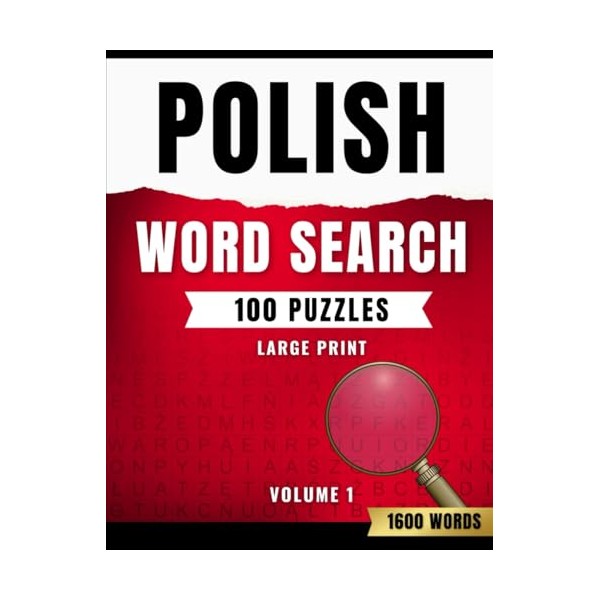 Polish Word Search: 100 Large Print Word Search Puzzles to