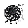 SUPERFASTRACING 12" Inch Universal Slim Fan Push Pull Electric Radiator