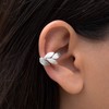 Rose Gold Plated 925 Sterling Silver Elf Ear Cuff Earring,