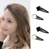 YOVOY 4 Pcs Bangs Clips, Cute, Flower Hairpin, Stylish, Bangs