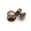 Infinity Decor Black Nickel Victorian Latch Round Mortice Door Knobs