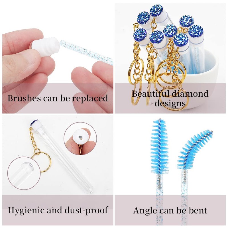 Mekupeu Juego de 40 tubos de varita de rímel, 20