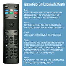 NPTWARCOT XRT136 Replacement Remote Control Compatible with VIZIO Smart TV D-Series E-Series M-Series P-Series V-Series D24h-G9 M658-G1 PQ65-F1 V405-G9