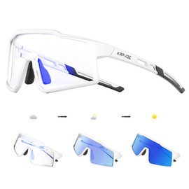 KAPVOE Kids Photochromatic Sunglasses Youth Baseball Sunglasses Lightweight TR90 Frame UV402 Protection Cycling Glasses for Boys Girls Sports Cycling 004